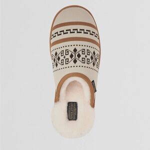 Pendleton Men's Patterned Slip-Ons - Cream and Tan